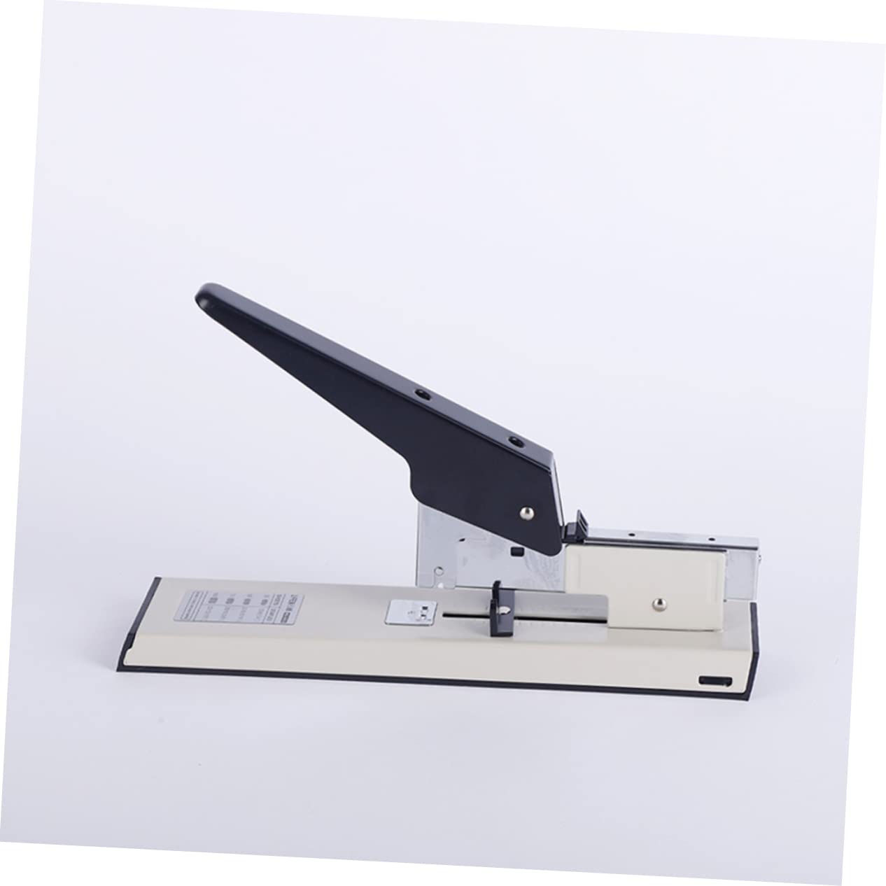 Agrafeuse Robuste en Métal pour Reliure 100 Feuilles, Blanc