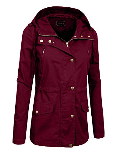 J. LOVNY Women's Versatile Military Anorak Jacket/Vest in Various Styles