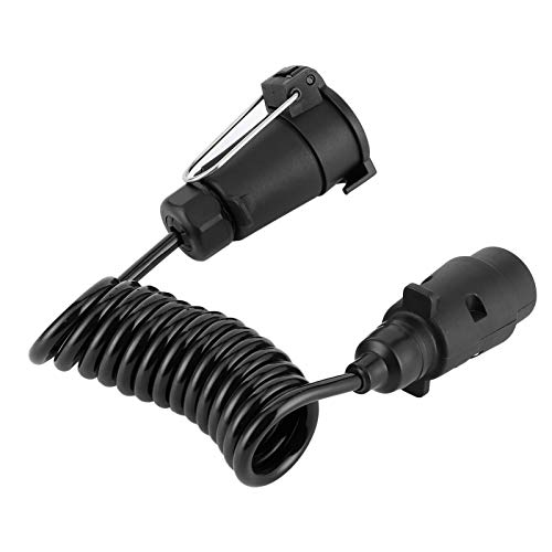 Cable de remolque de 7 pines en espiral con conector impermeable para caravana 3