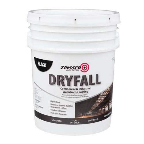 Rust-Oleum 293233 Black Zinsser Drywall Commercial and Industrial Waterborne Coating, 5 gal Pail