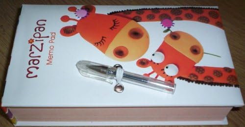 Marzipan Memo Block Pad & Pen - Giraffe Design