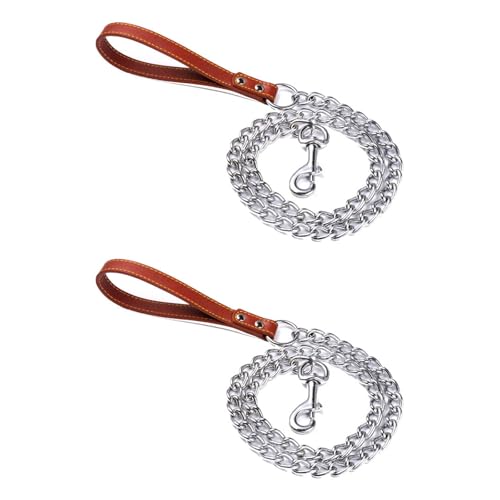 pets best leather dog leash