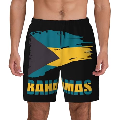 Colombian Flag Mens Swim Trunks with Compression Liner 2 in 1 Quick Dry Bathing Suit Beach Shorts Swimwear