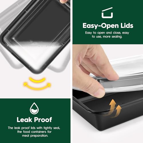 21% Off Glotoch 50-Pack BPA-Free Meal Prep Containers - Image 5