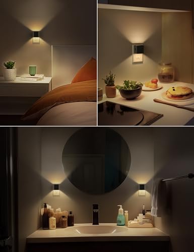 Image of DORESshop Night Lights Plug into Wall [2 Pack], Plug in Night Light 3000K