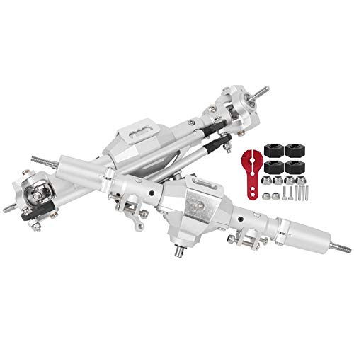 Axe avant arrière Axial SCX10 II 90046 voiture RC pont aluminium engrenage acier argent