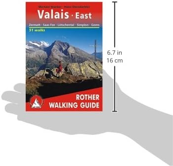 Valais East Zermatt Saas Fiesch (Rother Walking Guides)