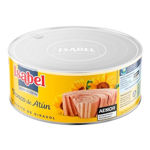 Atún Isabel en aceite de girasol, lata de 900gr