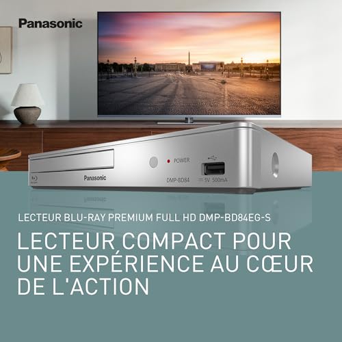 Lecteur Blu RayDVD Panasonic DMP BD84EG 2D Smart Réseau - vue 3