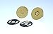 Produktbild Magnetverschluss / Magnetknöpfe 18mm - Goldfarben - 10 Stück