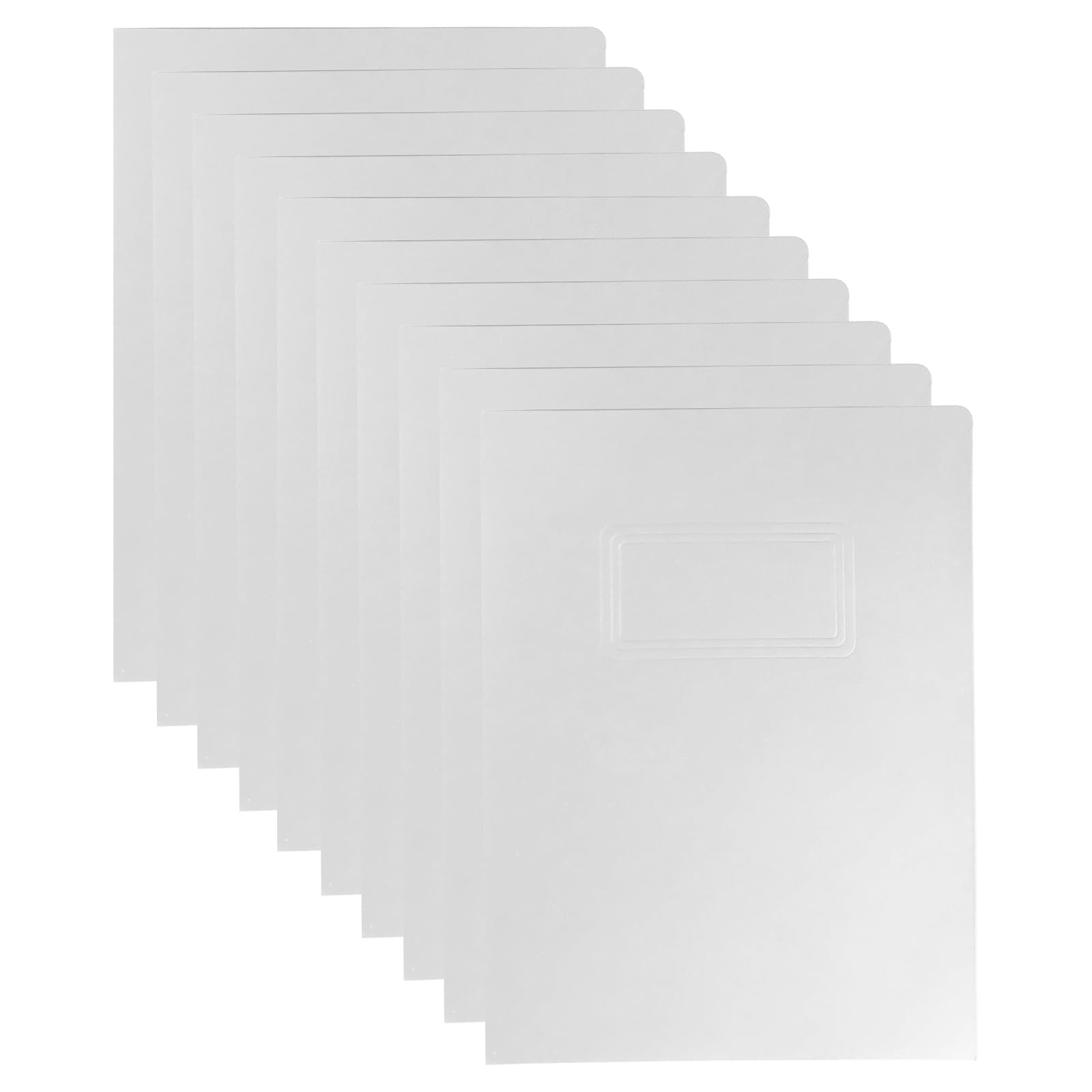 JEUIHAU 30 Pack A4 Kraft Paper File Folders, Black Presentation Folders With Cards Slot Two - View #11
