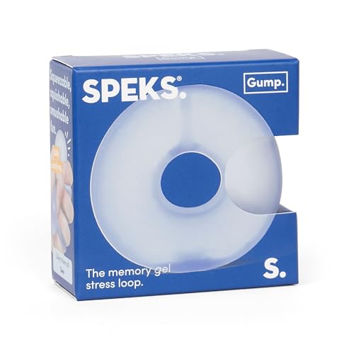 Speks Gump Loop | Dew | Ultraweiche Squishy-Fidget für Erwachsene & Jugendliche | Handflächengroßer Spaß Stressabbau & Schreibtischspielzeug | Ausdrückbarer Memory Loop mit Gelfüllung