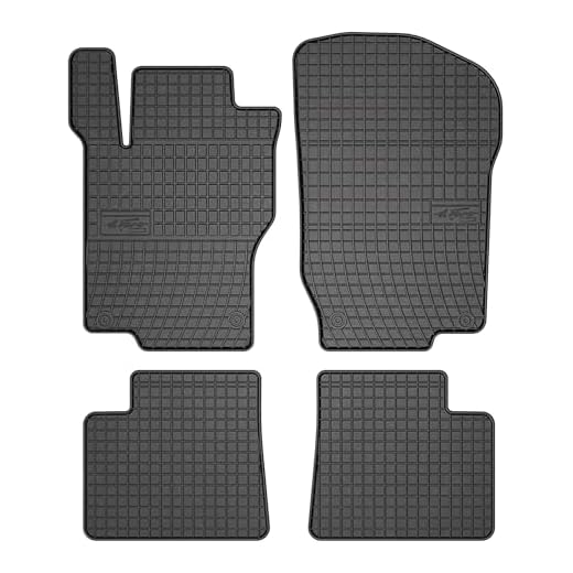 FROGUM EL Toro Gummimatten Ganzjähriges-Set von Autofussmatte Auto Fußmatten für Mercedes-Benz ML W164 2005-2011 | Beständiges Gummi Material | 1,5cm Schutzkante