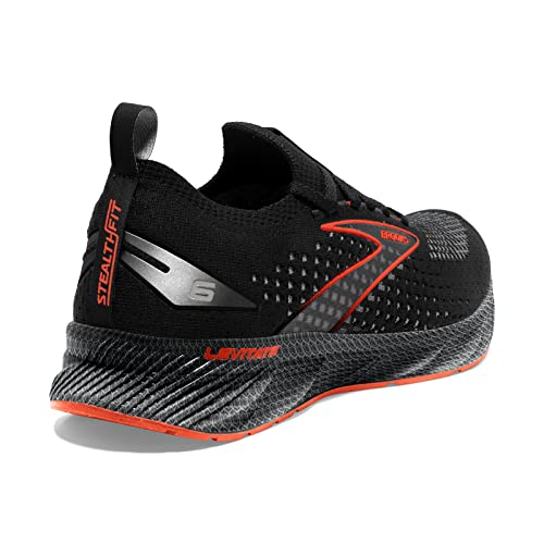Brooks Men’s Levitate Stealthfit 6 Neutral Running Shoe - Black/Spicy Orange - 13 Medium #TOP3
