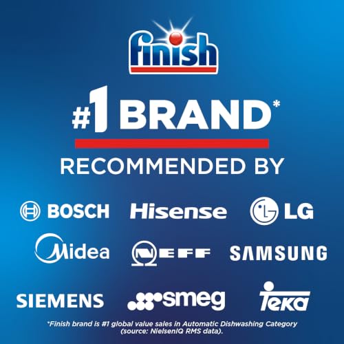Finish Dishwasher Tablet, Quantum Infinity Shine, 100 Tabs, Fresh Scent, For a Fast Dissolving Clean and Sparkling Shine