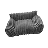 Bothyi Cat Sofa Bed Pet Couch Versatile Easy to Clean Sleeping Nonslip Bottom for Small Dogs Indoor Cats Living Room Home, Gray