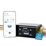 Frizzlife LP365-P Smart Water Monitor and Automatic Shutoff - 0.01 GPM Ultrasonic Micro Leak Detection, Wi-Fi / APP Control, Pressure+Flow Monitoring, 24/7 Water Usage Reports, Fits 3/4