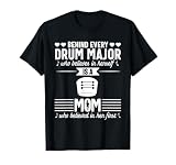 Drum Major Mom Cute Daughter Marching Band Parents T-Shirt
