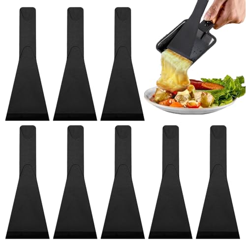 8-Teiliges Käse-Grill-Set: Raclette Spachtel, Hitzebeständiger Küchenspatel, Antihaft-Spatel,Raclette Schaber Kunststoff, Geeignet Für Küche Und Backwaren