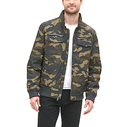 Image of Tommy Hilfigier Men's Water Resistant Performance Bomber Jacket (Standard and Big & Tall)