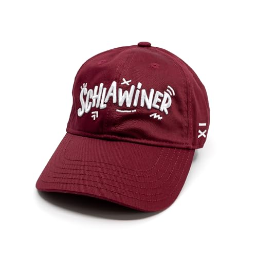 Hand und Feuer Strapback Cap Kinder Schlawiner Weinrot Twill L