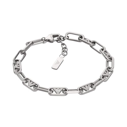 Emporio Armani Men's Stainless Steel Chain Bracelet (Model: EGS3249040)