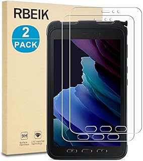 [2 Pack] Samsung Galaxy Tab Active 3 Screen Protector Glass, RBEIK 9H Hardness Anti-Scratch Anti-Fingerprint Easy-Install Screen Protector Tempered Glass for Samsung Galaxy Tab Active 3
