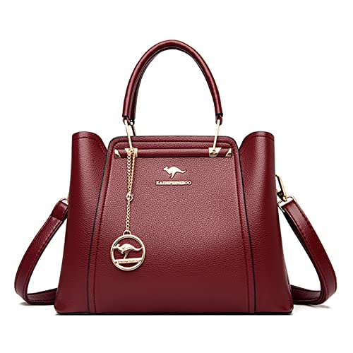 Sac à main 3 couches pour femme résolvant le manque d'espace