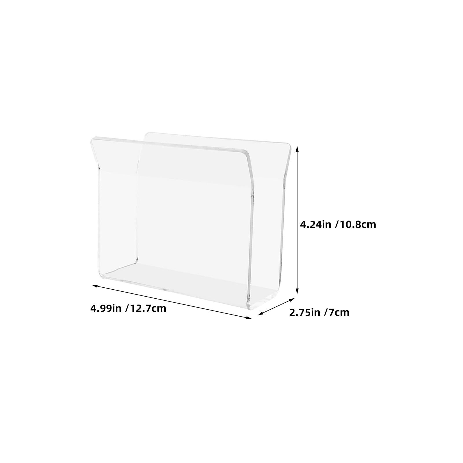 DOITOOL Dispensador de servilletas acrílico de 3 piezas: Soporte para pañuelos de encimera para cocina, baño, mesa de comedor - Dispensador de servilletas transparente para pañuelos y toallas de