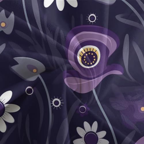 Housse de couette fleurs microfibre zippée : finis les lits défaits - 7