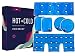 Reusable Instant Heat, Hot and Cold Packs for Shoulder, Neck, Knee and Back + 4 Hand Warmers, Pain Relief- Joint, Muscles, Abdomen Menstrual Cramps and Arthritis