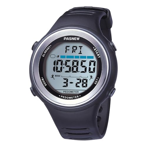 Image of PASNEW Boys' Watches - Dual Display, Large Dial Sport Watch, Black Outdoor Watch for Boys & Teens - Waterproof