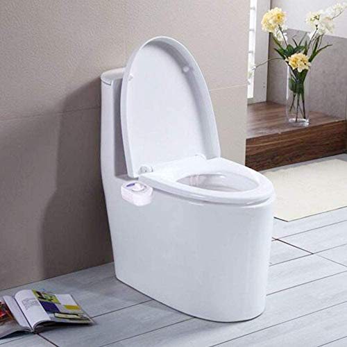 ROHSCE Home Bidet, Self-Cleaning and Dual Retractable Nozzle,Easy to Install Non-Electric Bidet Attachment for Toilet Replace paper towels for thorough cleansing (3/8(Most in Europe)) - Thumbnail 7