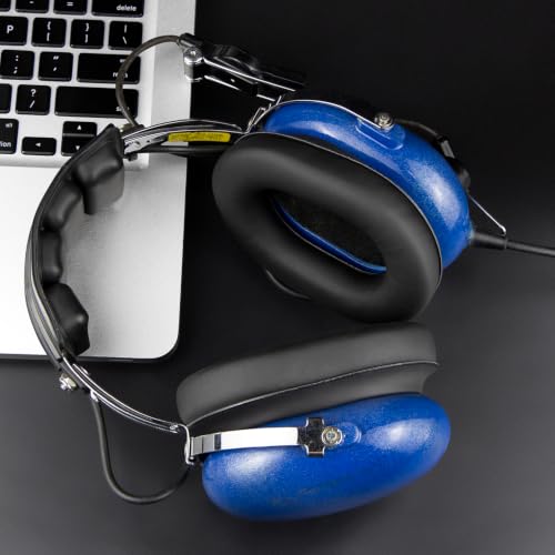 SOULWIT Replacement Earpads para David Clark H10-60/H10-20/H10-13.4/H10-76/H10-30/H10-13S, Almohadillas con cuero proteico suave y espuma viscoelástica de alta densidad - Negro miniatura 6