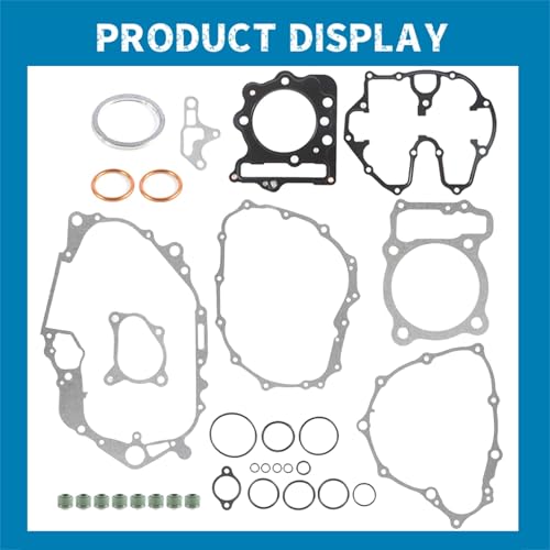 Image of Silscvtt Gasket Kit Replacement for Honda 400EX TRX400EX 1999-2004 | Engine Top Bottom End Gaskets Set