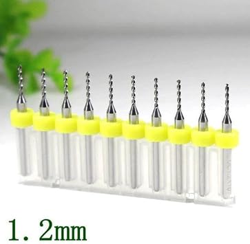 Tungsten Karb r U lu Freze PCB Mikro/Mini Matkap U  1,2mm x 10 lu Set