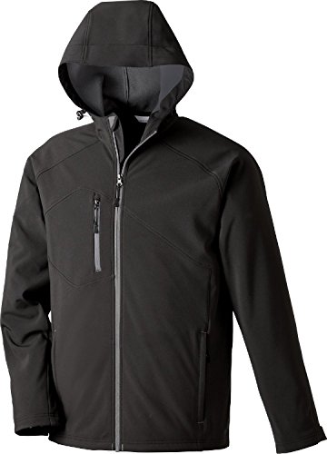 North End Men's Prospect Fleece Soft Shell Hooded Jacket