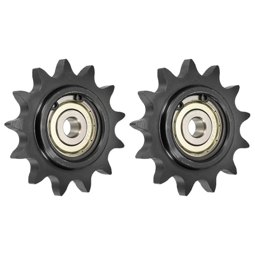 Pignon tendeur de chaîne #50 uxcell usiné en acier 1045 noir