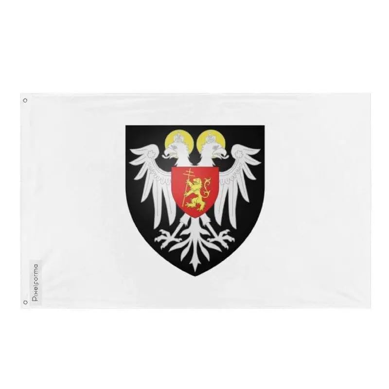 Drapeau Mascouche en polyester résistant avec 2 œillets par Pixelforma