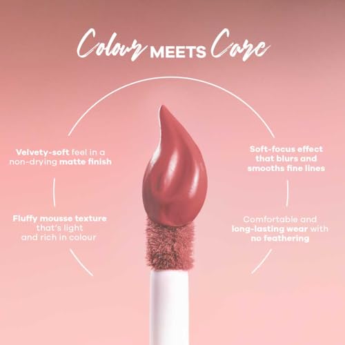 Image of Earth Rhythm Lip Nectar Matte Liquid Lipstick, Weightless, Never Drying, No Mineral Oil 5g - Fig