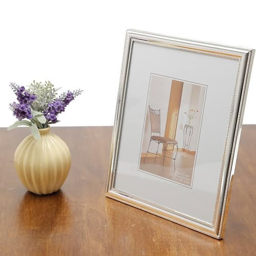 Porta-Retrato de Aço Prata 20cm x 25cm - Wolff