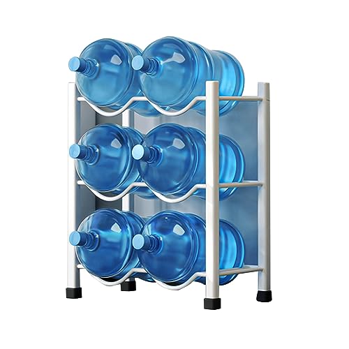 Étagère bouteilles d'eau robuste avec support distributeur stable