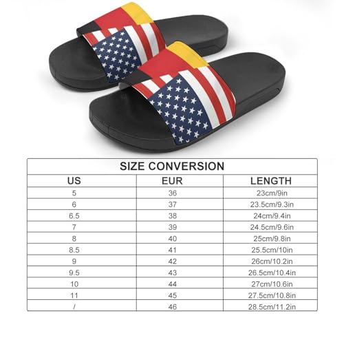 U.S. Germany Flag House Sandals Non-Slip Bathroom Slippers Beach Summer Shoes for Men Women2