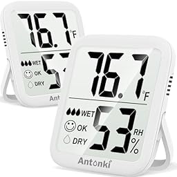 Antonki Room Thermometer Indoor Hygrometer photo