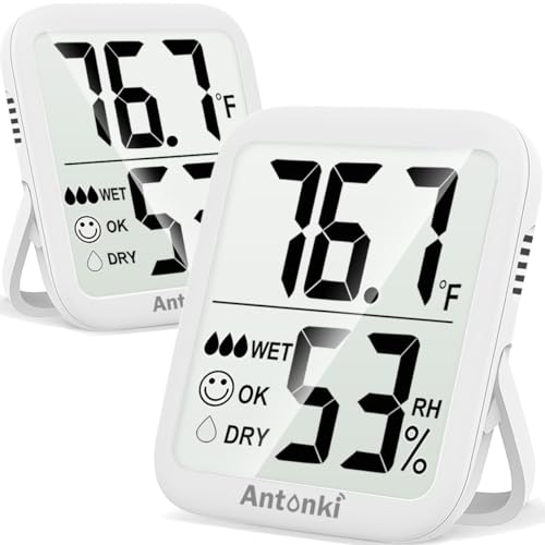 Antonki Room Thermometer Indoor Hygrometer main view