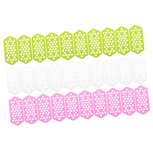 minkissy 30pcs Hair Perm Curling Isolating Cards Insert Boards Volume Curl Perm Tool for Home Salon Use Safe Perms for Hair Non-slip Design Random