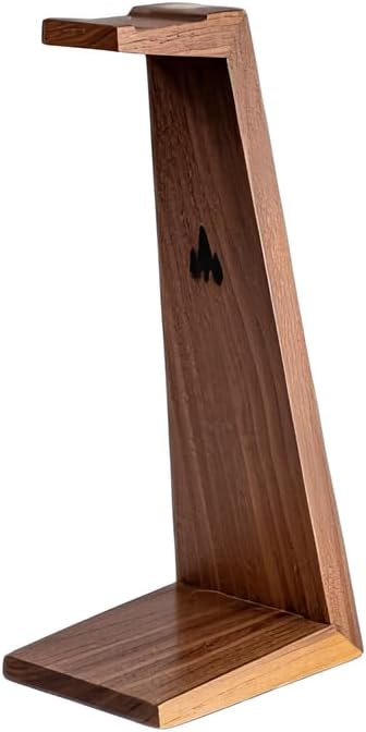 ᵀᴹ Custom Wood Headphone Stand, Headphone Holder, Docking Station, Desk Organiser, Office Decor, Gift for him, Music Lover, (Sheesham Wood)