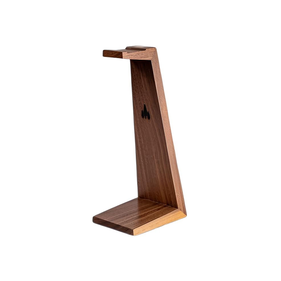 Professional Wood Craft ᵀᴹ Custom Wood Headphone Stand, Headphone Holder, Docking Station, Desk Organiser, Office Decor, Gift for him, Music Lover, (Sheesham Wood)