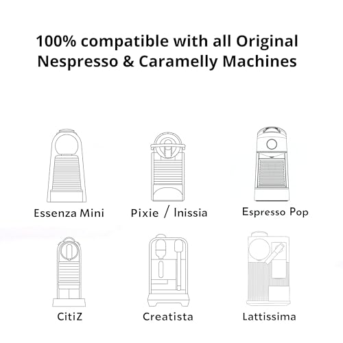 Image of Caramelly Dark Roast Selection Pack Nespresso Compatible Coffee Pods, 30 Non-Flavoured Aluminium Coffee Capsules | Viennese Roast, Espresso Dark Roast & Ristretto Intenso | AAA Premium Beans