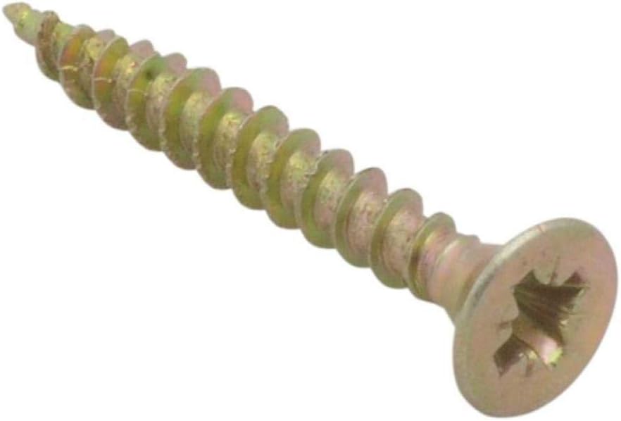 Spectre Advanced Multi-purpose Woodscrews | 4.0 x 30mm | Zinc Yellow Passivated | Bulk Box 1000